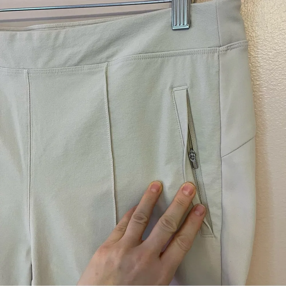 Athleta Headlands Hybrid Pant Birch Gray Sz 16 Stretch Hiking Outdoor Gorpcore - Picture 4 of 12